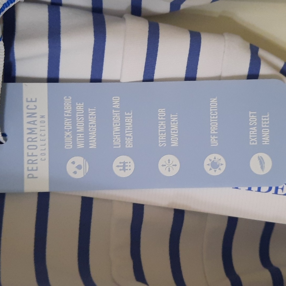 NWT SOUTHERN TIDE DUTCH BLUE STRIPED PERFORMANCE SKORT SZ XL - Picture 6 of 12